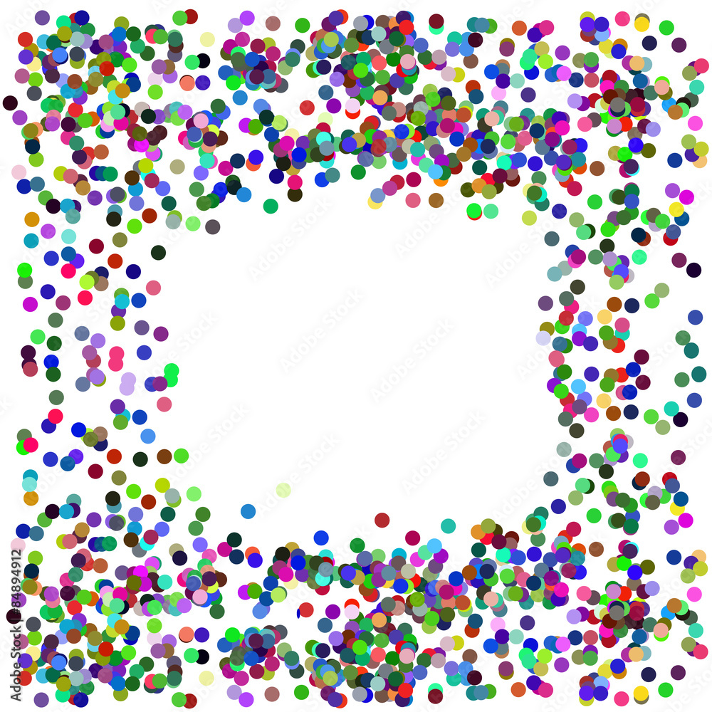 Confetti Frame Confetti Frame