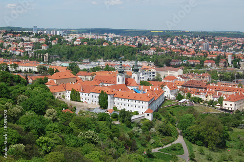 Prague in spring. Strahov Monastery