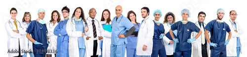 Obraz na płótnie Doctor's team w salonie