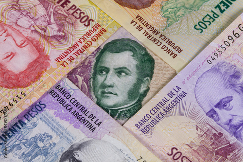Various banknotes from Argentina