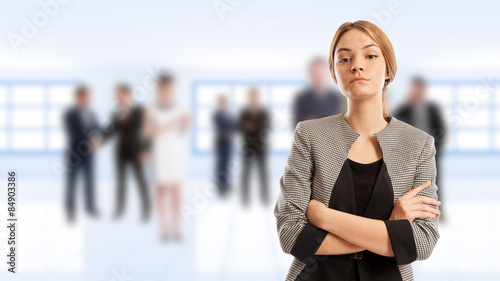 Free Download Young and confident female business manager - GFXLoad
