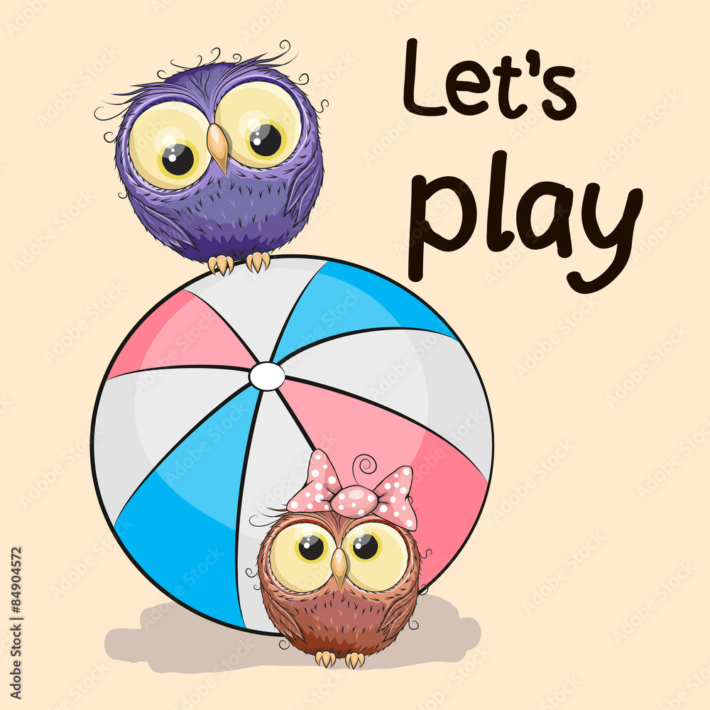 Obraz premium Owls