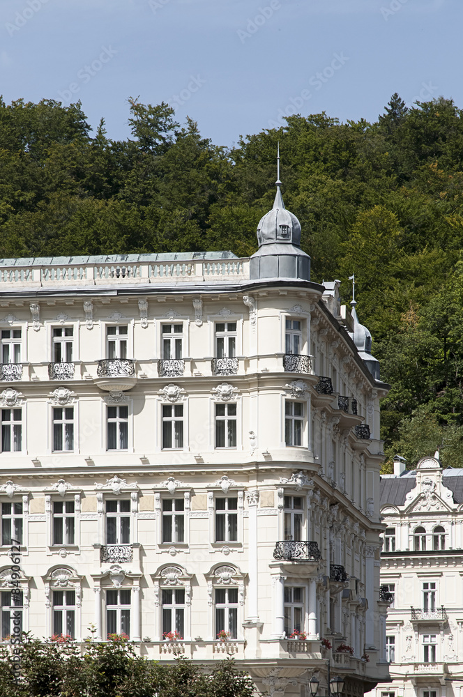 The resort town Karlovy Vary