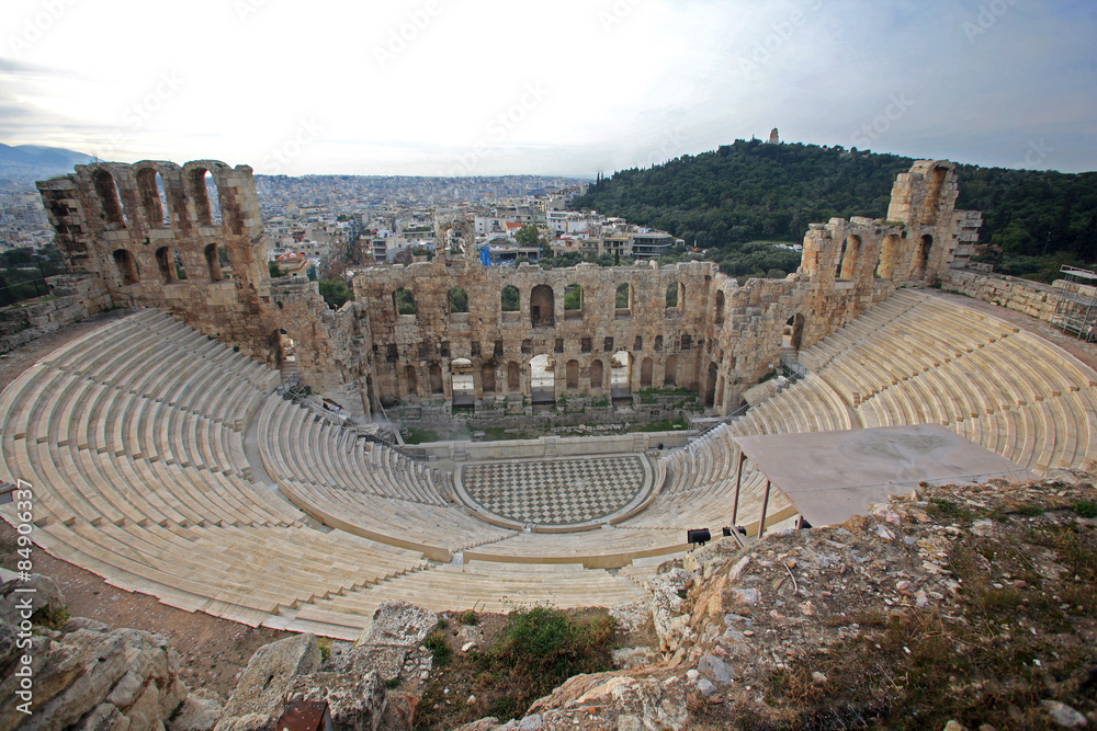 Grecia,Atene,teatro di Dionisio.