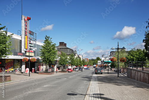 Main street in Lappeenranta. South Karelia. Finland photo