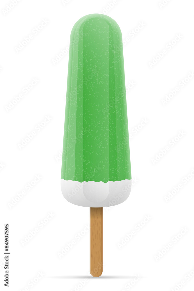 ice cream frozen juice on stick vector illustration ice cream frozen juice on stick vector illustration