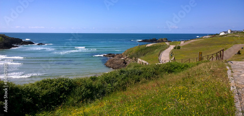 Beach in Tapia de Casariego in Asturias, Spain