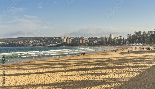 Photography Manly Beach Strand mit Blick Richtung Süden
