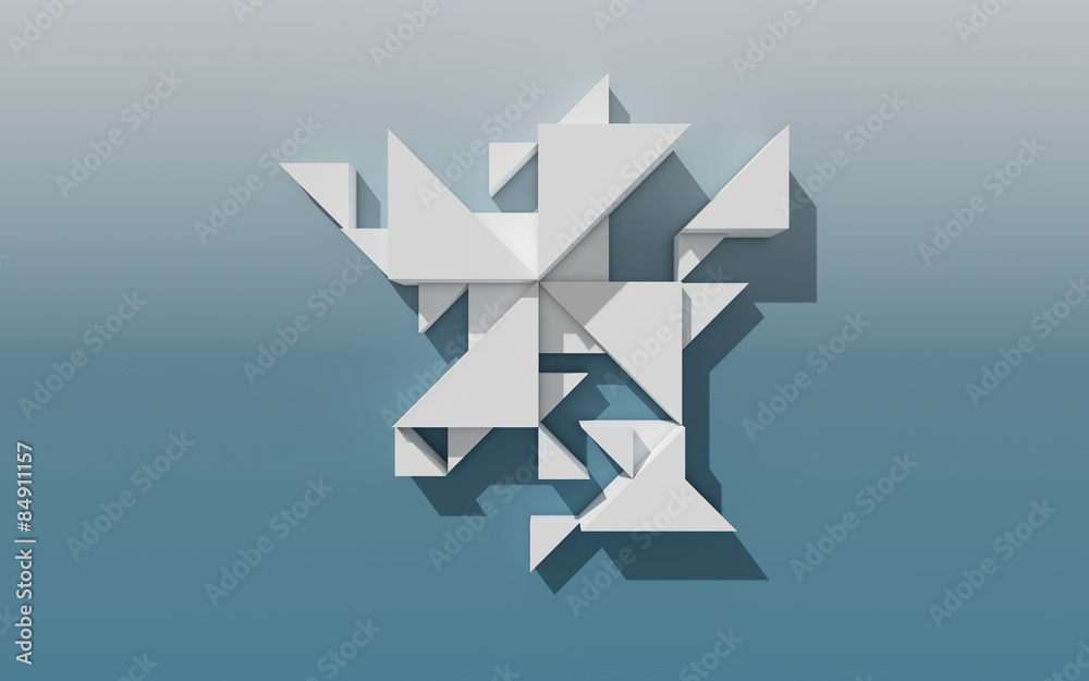 Abstract 3D Geometrical Design Abstract 3D Geometrical Design