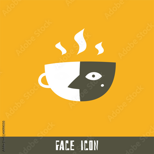 face hot cup logo