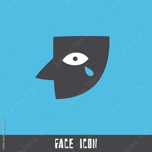 face icon tear