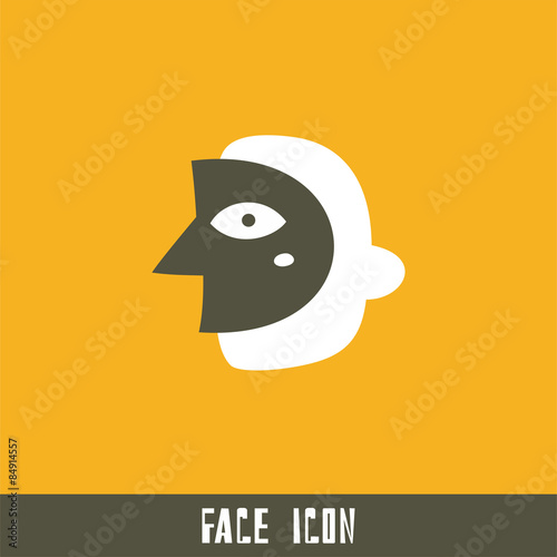 face in mask logo