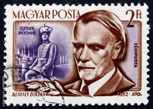 Postage stamp Hungary 1953 Zoltan Kodaly, Hungarian Composer photo