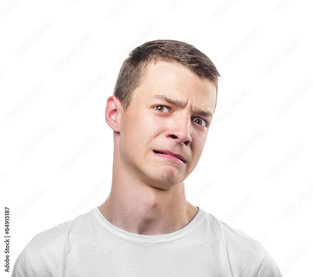 Disgusted man. Disgusted man.