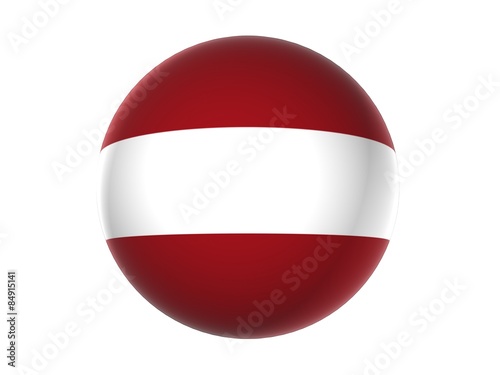 3D flag of Latvia