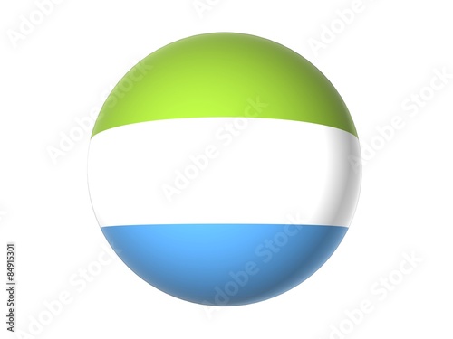 3D flag of Sierra Leone