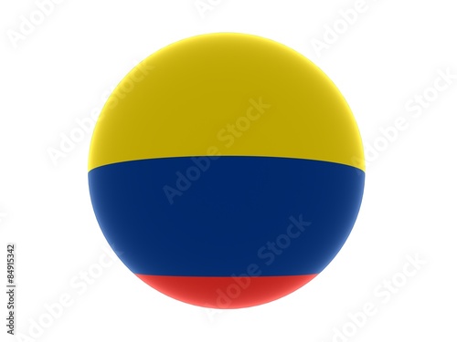 3D flag of Columbia