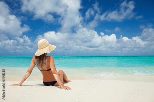 Young fashion woman relax on the beach © Dmytro Sunagatov