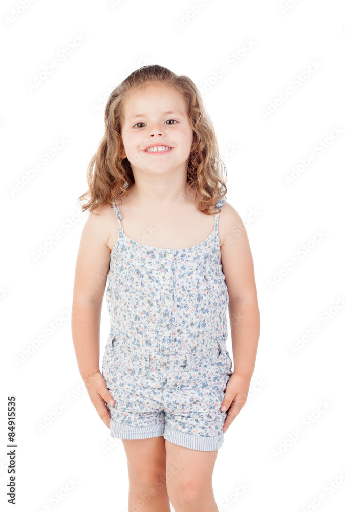 Cute little girl with three year old smiling Cute little girl with three year old smiling
