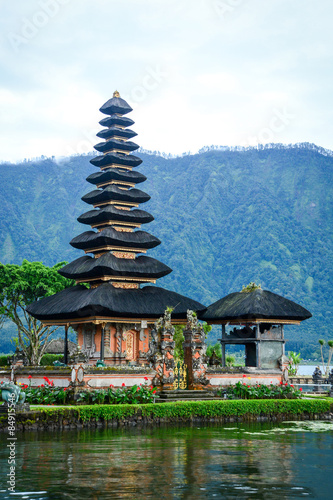 Pura Ulun Danu Bratan at Bali, Indonesia