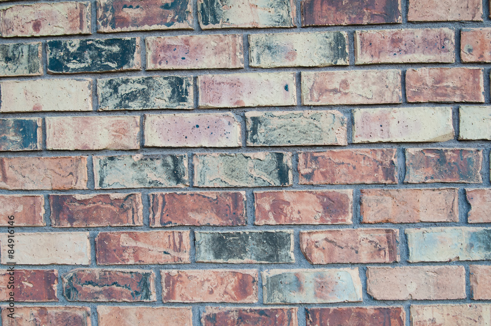 Fototapeta premium colorful brick wall texture