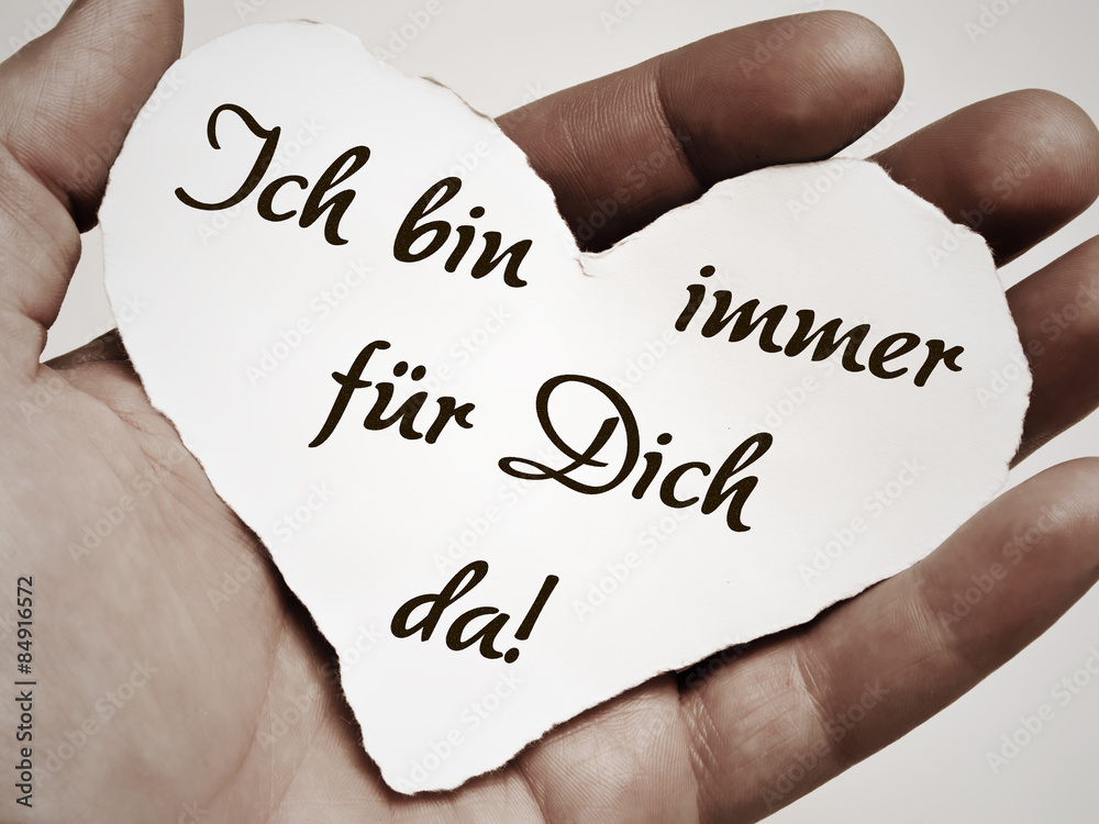 Ich Bin Immer Für Dich Da Deutsch Stream stock.adobe.com