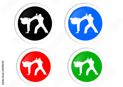 Karate Buttons / Button Set