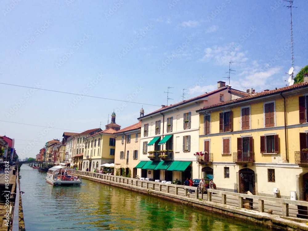 Obraz premium milan navigli