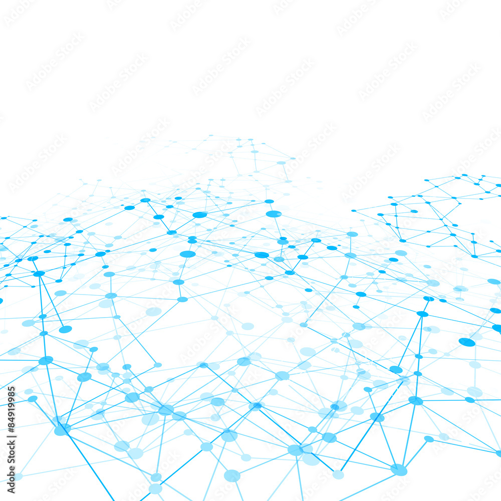 Abstract background network connect concept - vector illustratio