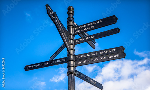 фотография Buxton Tourism Sign