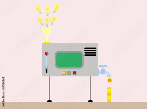 machine that turns ideas into money