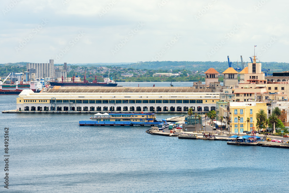 The cruise terminal in Old Havana
