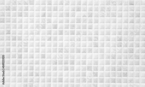 White squared mosaic seamless pattern and texture