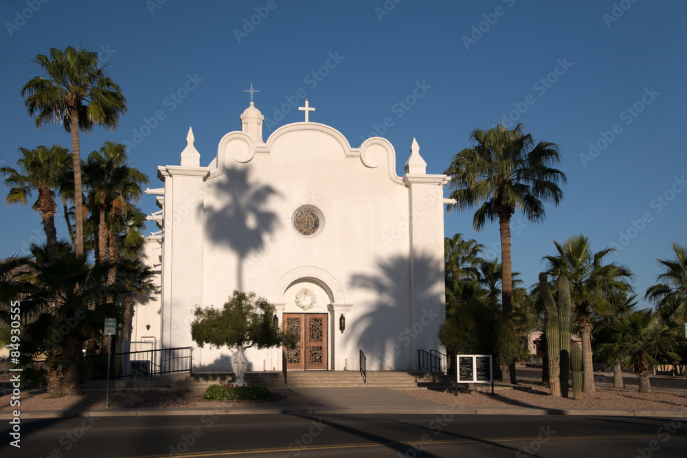 Kirche der Unbefleckten Empfängnis, Ajo, Arizona, USA