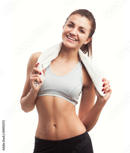 Athletic young woman