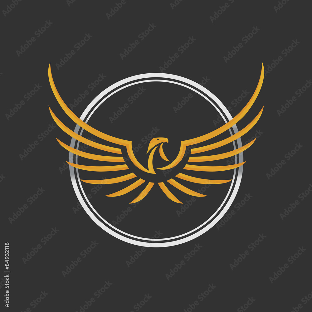 Obraz premium Eagle Logo Icon Design Template.