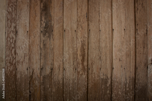 Old grunge wood paneled walls.