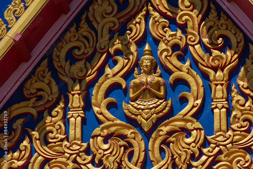 Roof detail Wat  thailand
