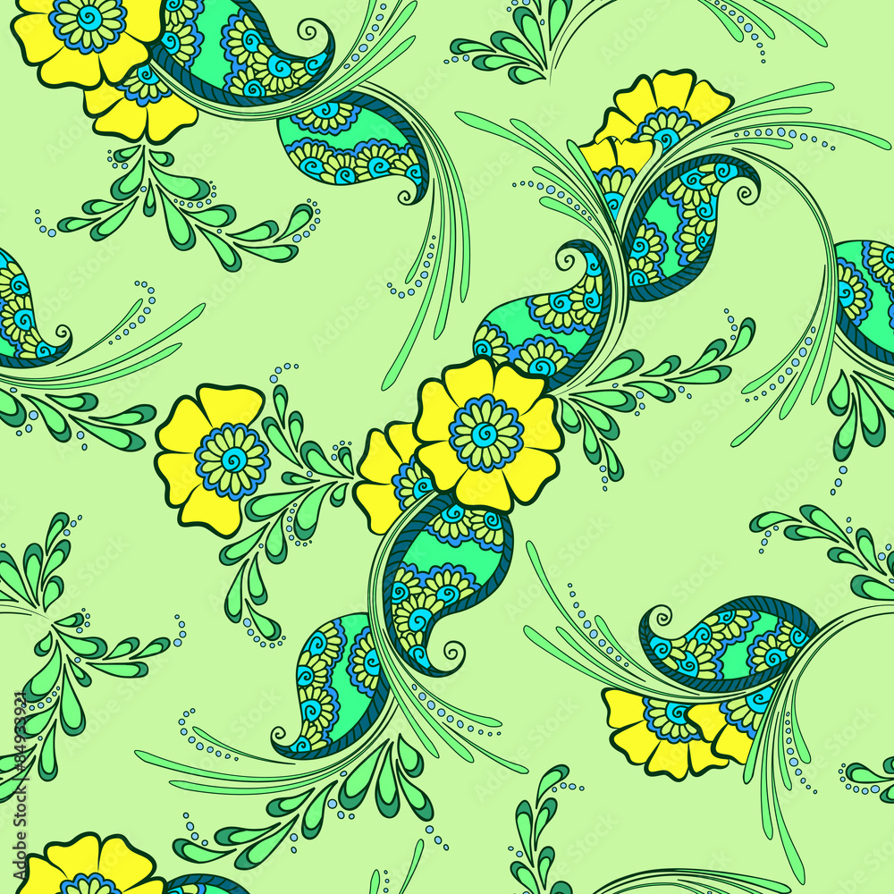Obraz premium floral ornament