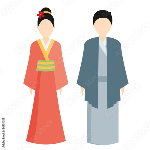 japan traditional costume, kimono