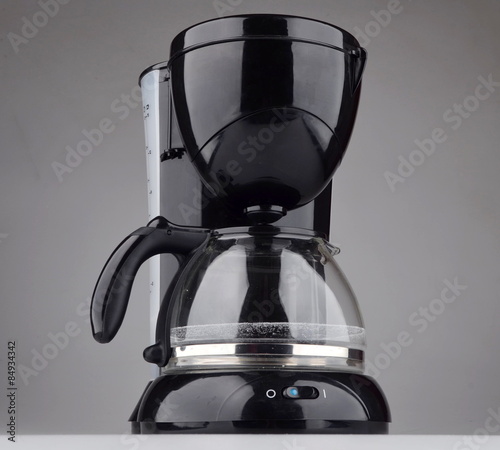 a machine for brewing coffee