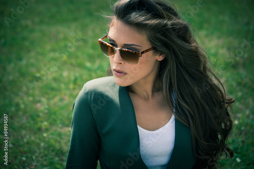 sunglasses portrait