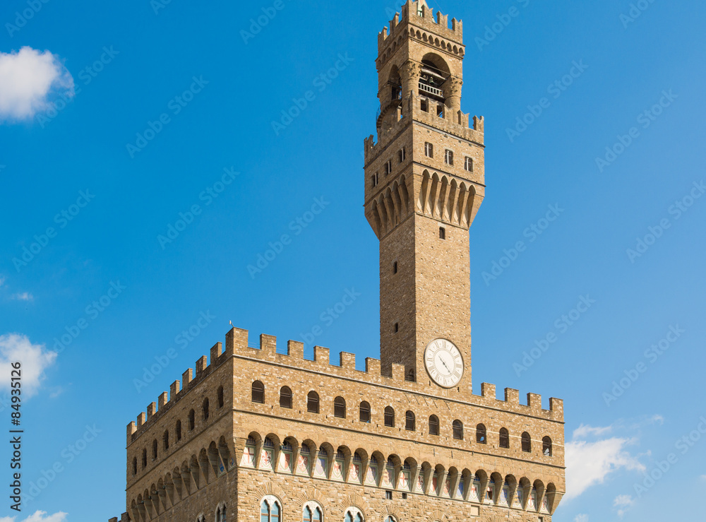 Palazzo Vecchio in Piazza della Signoria a Firenze