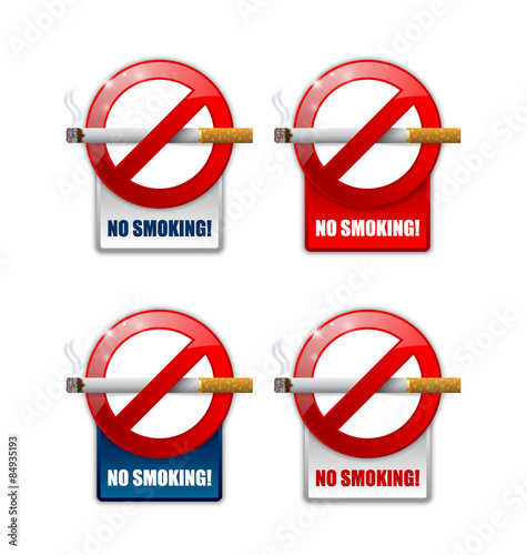 No smoking signs