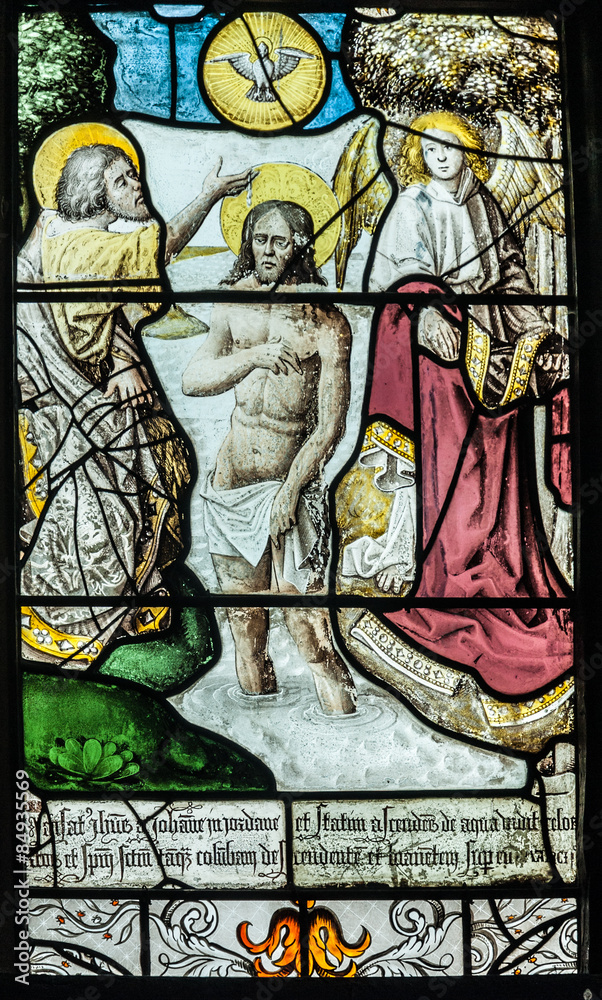 Obraz premium Jesus' Baptism
