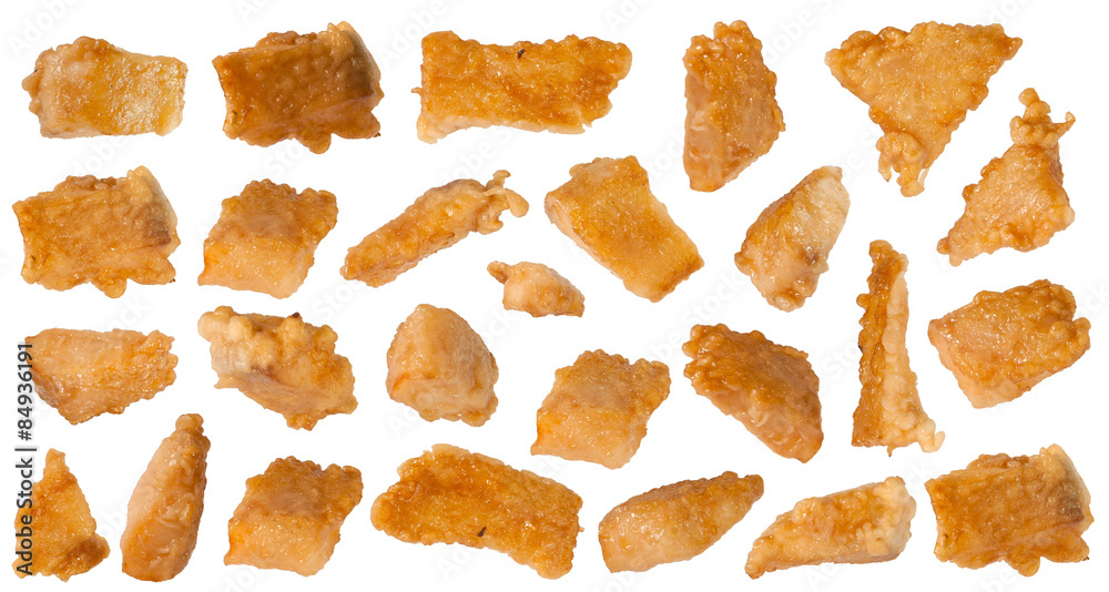 Pieces of fish in batter Pieces of fish in batter