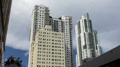 Condo towers at the Miami Downtown. Florida, USA. photo