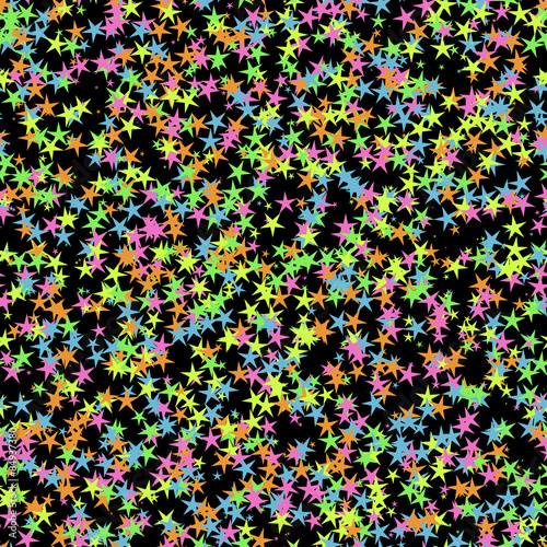 Stars generated seamless pattern texture