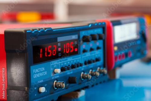 FM VHF and HF transceiver for radio communication and broadcasti photo