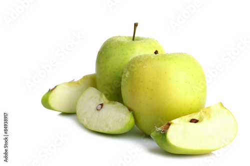 Isolated green apple